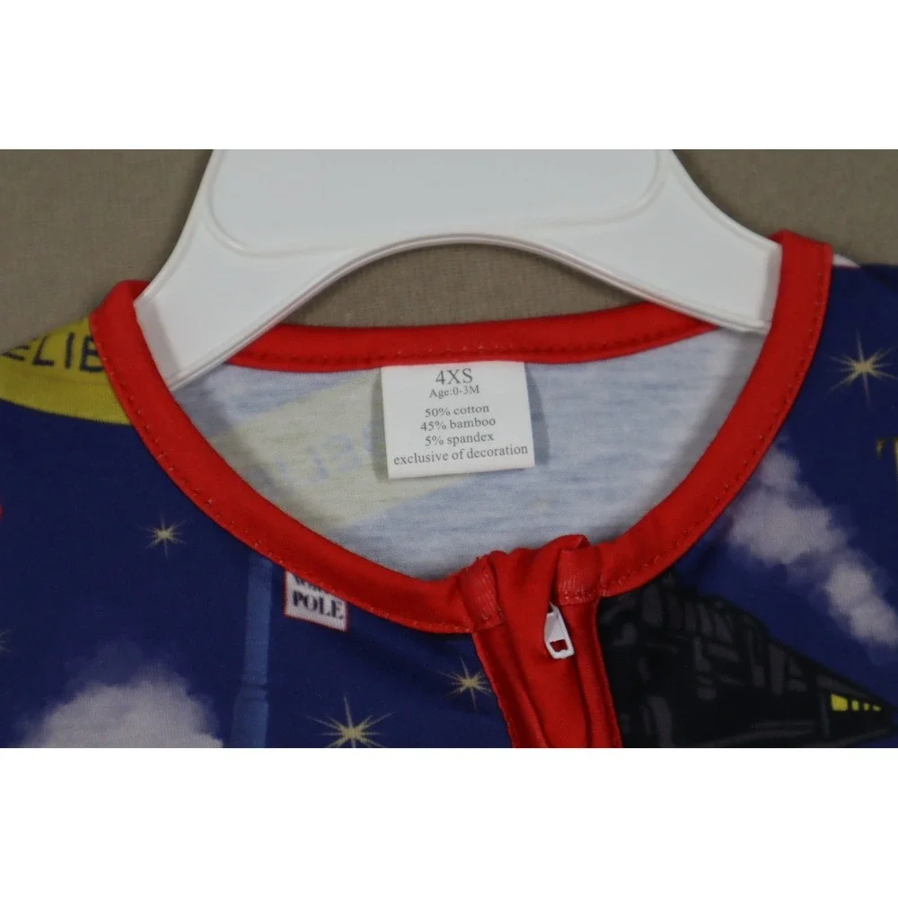 The Polar‎ Express Ruffle Zippy - Size 0-3M